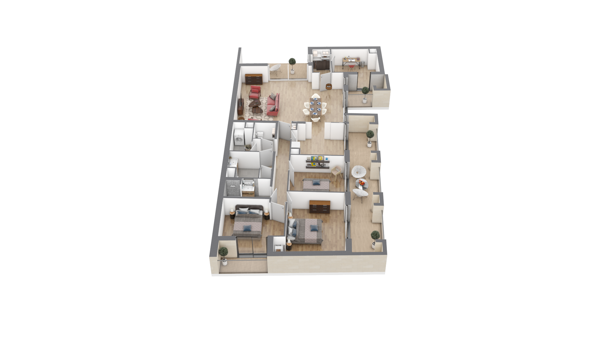 appartement A101 de type T5